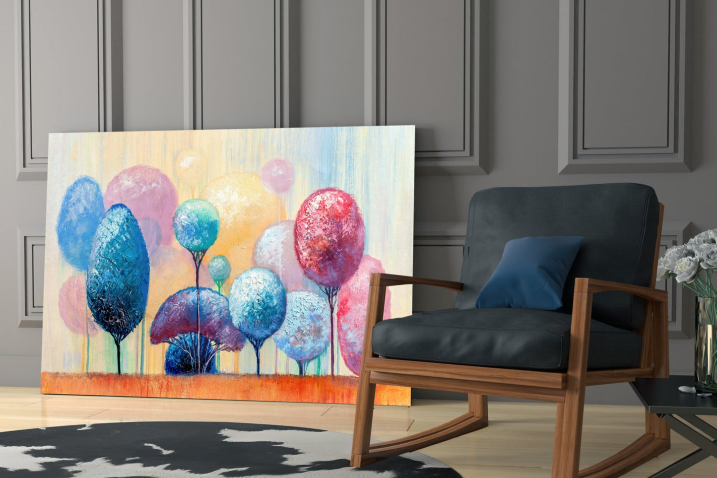 Trees of a Dream Glass Wall Art
