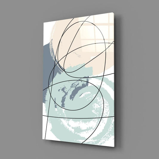 Chaotic Glass Wall Art - LUXARTDECO