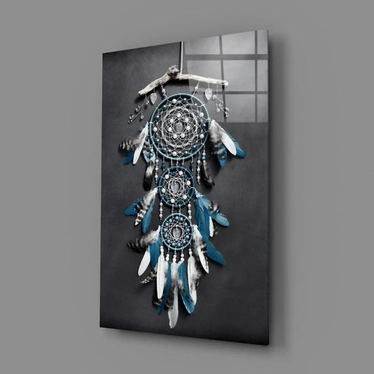 Dreamcatcher Glass Wall Art - LUXARTDECO