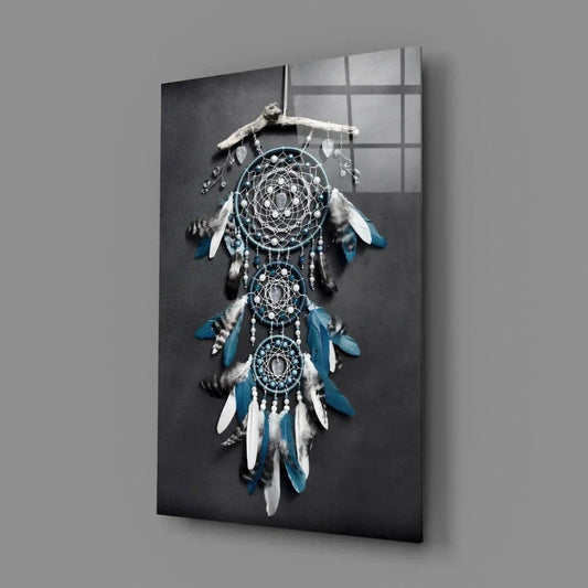 Dreamcatcher Glass Wall Art - LUXARTDECO
