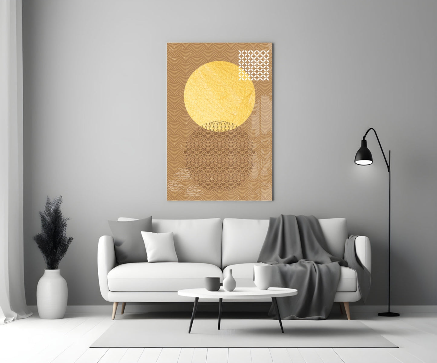 Shadow of the Sun Glass Wall Art