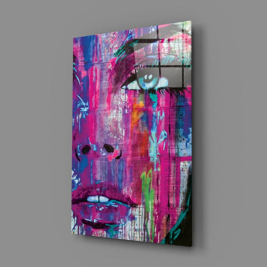 Woman Eye Glass Wall Art - LUXARTDECO