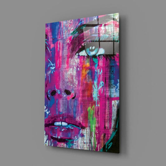 Woman Eye Glass Wall Art - LUXARTDECO