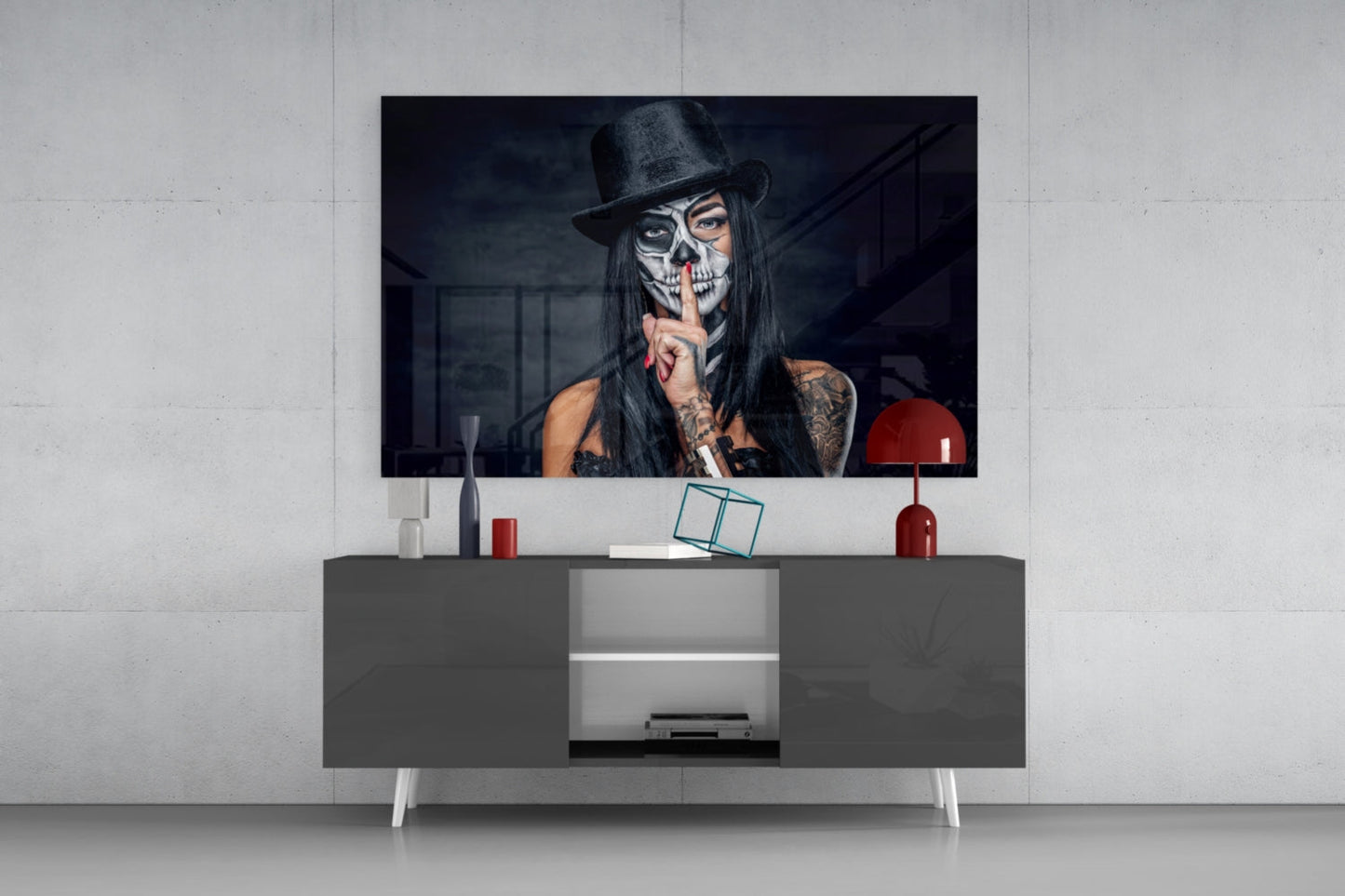 Sssh Glass Wall Art