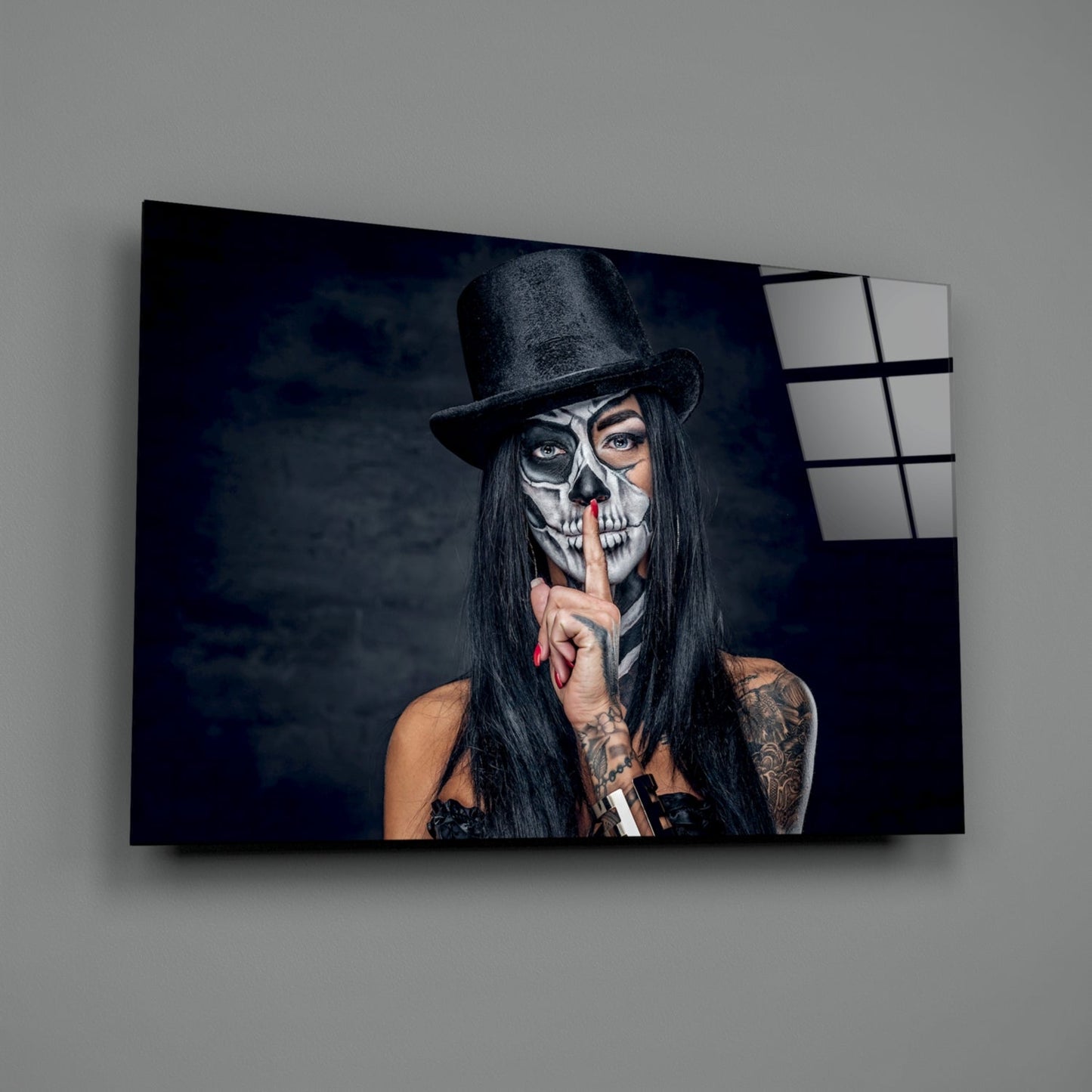 Sssh Glass Wall Art