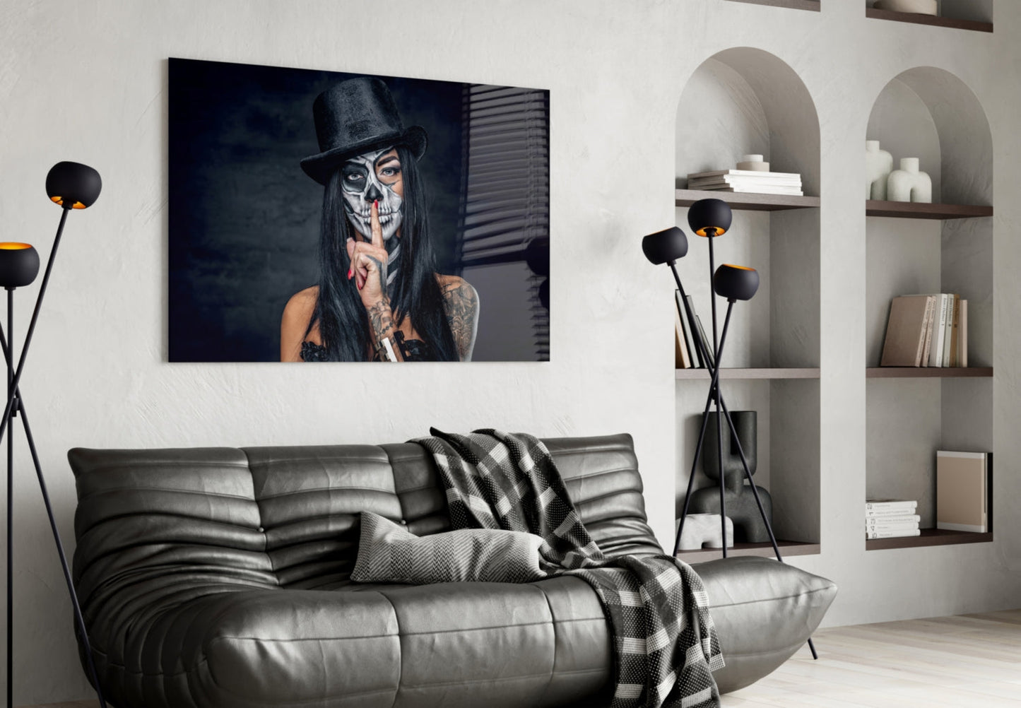 Sssh Glass Wall Art