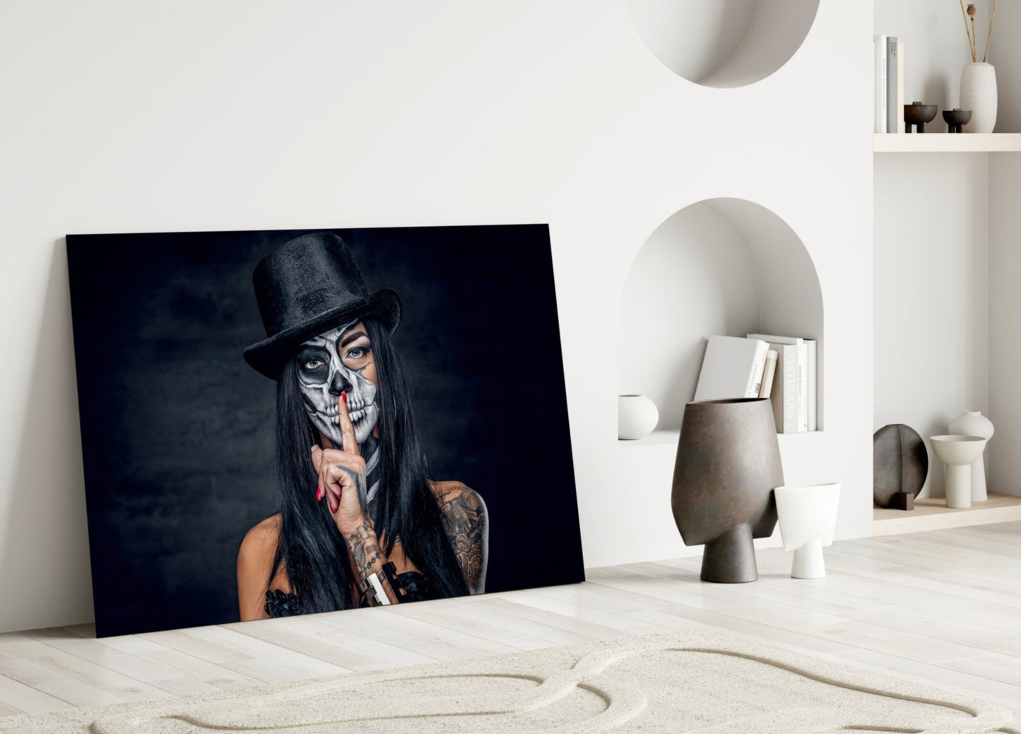 Sssh Glass Wall Art