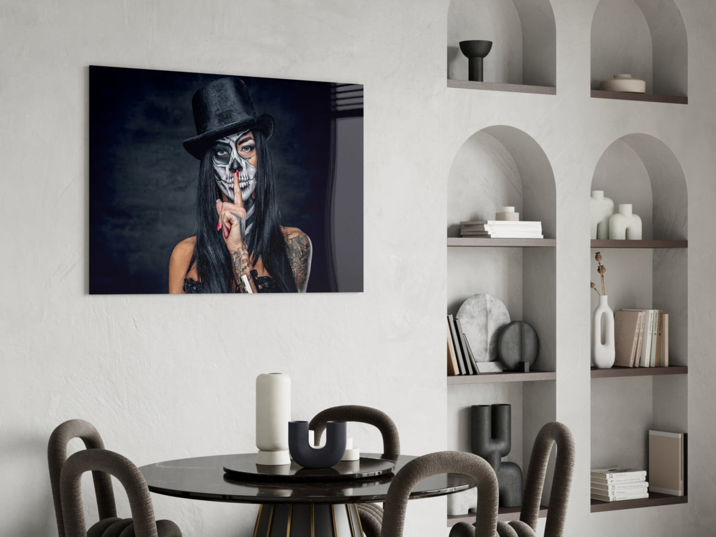 Sssh Glass Wall Art
