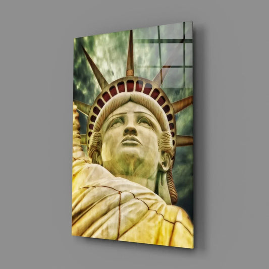 The Statue of Liberty Glass Wall Art - LUXARTDECO