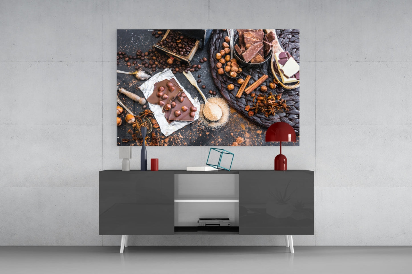 Chocolate Glass Wall Art