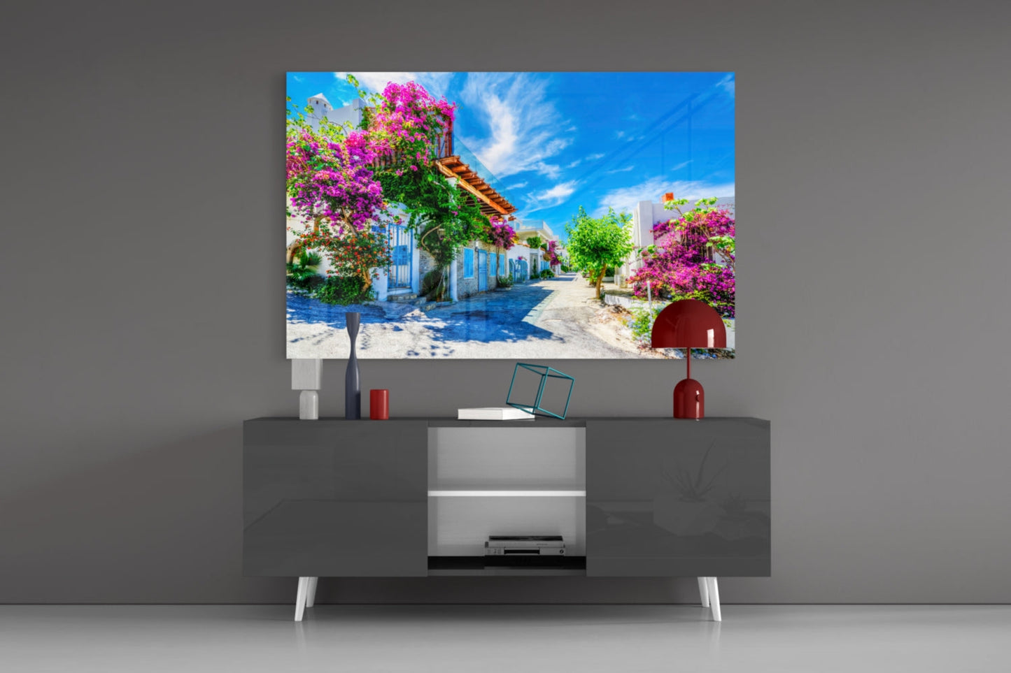 Aegean Beauties Glass Wall Art
