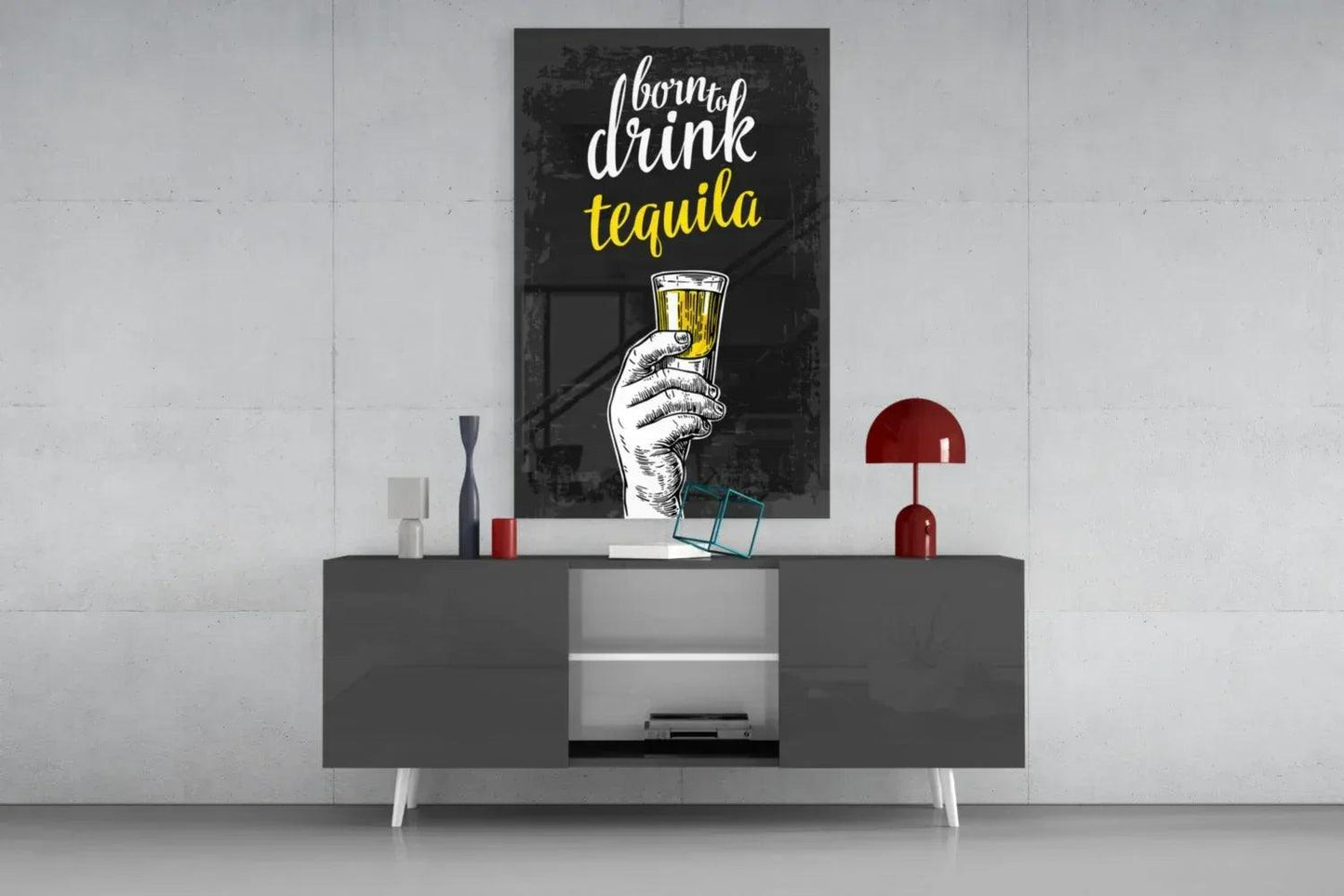 Tequila Glass Wall Art - LUXARTDECO