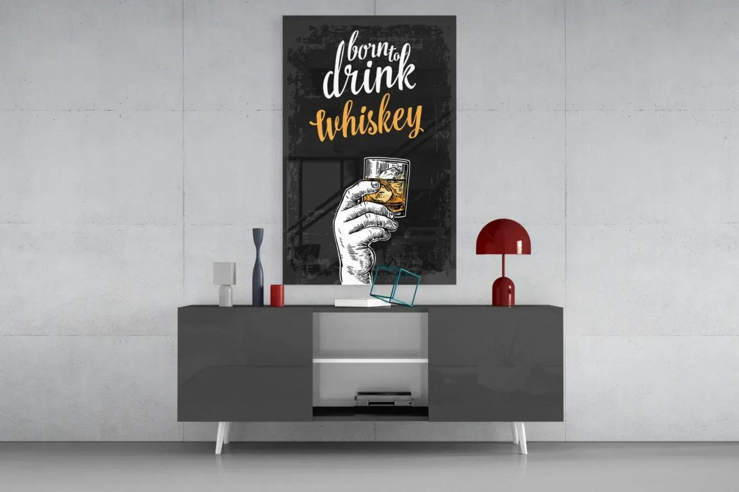 Whiskey Glass Wall Art - LUXARTDECO