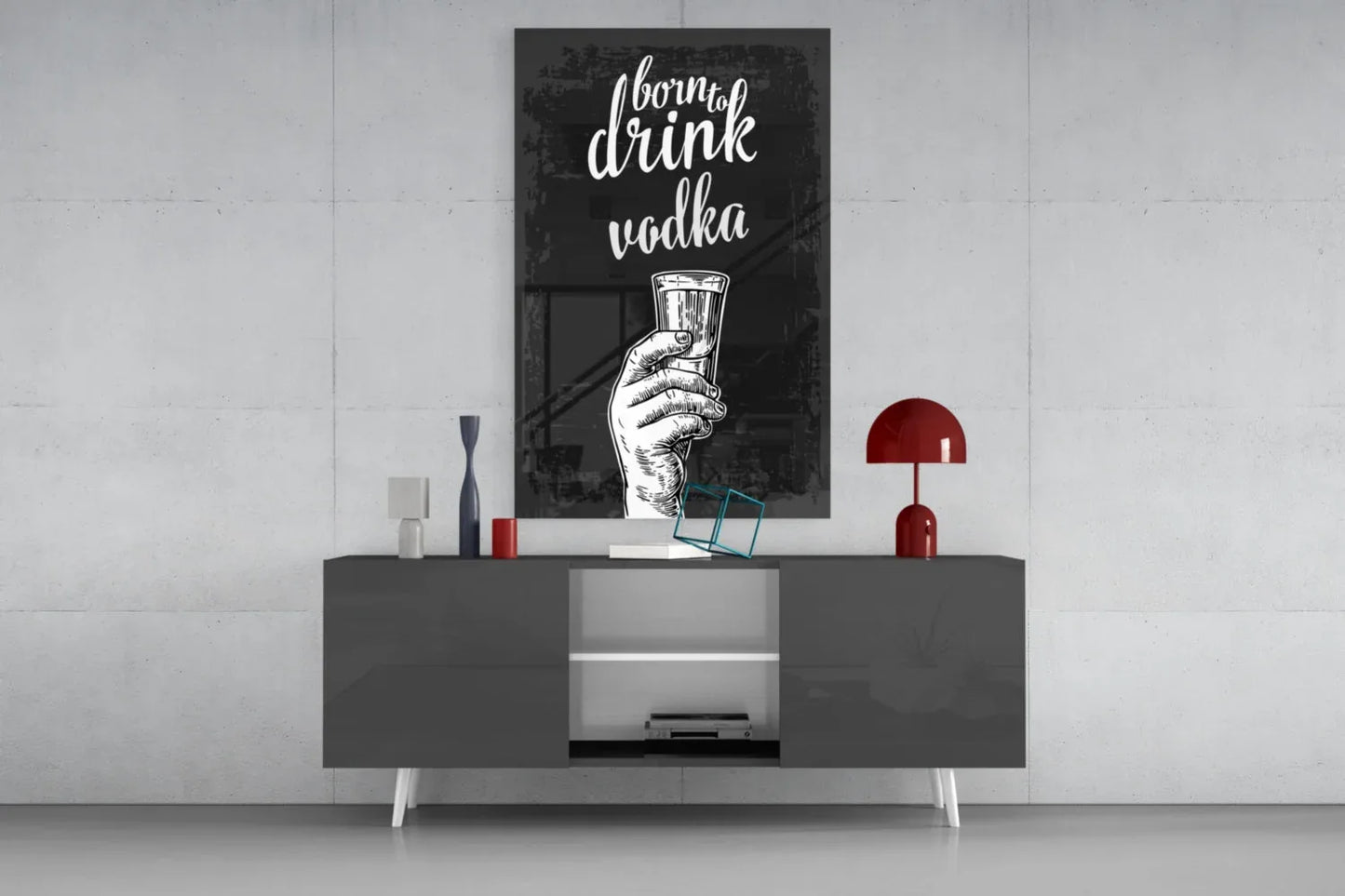 Vodka Glass Wall Art - LUXARTDECO