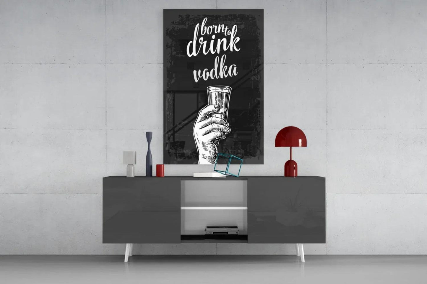 Vodka Glass Wall Art - LUXARTDECO