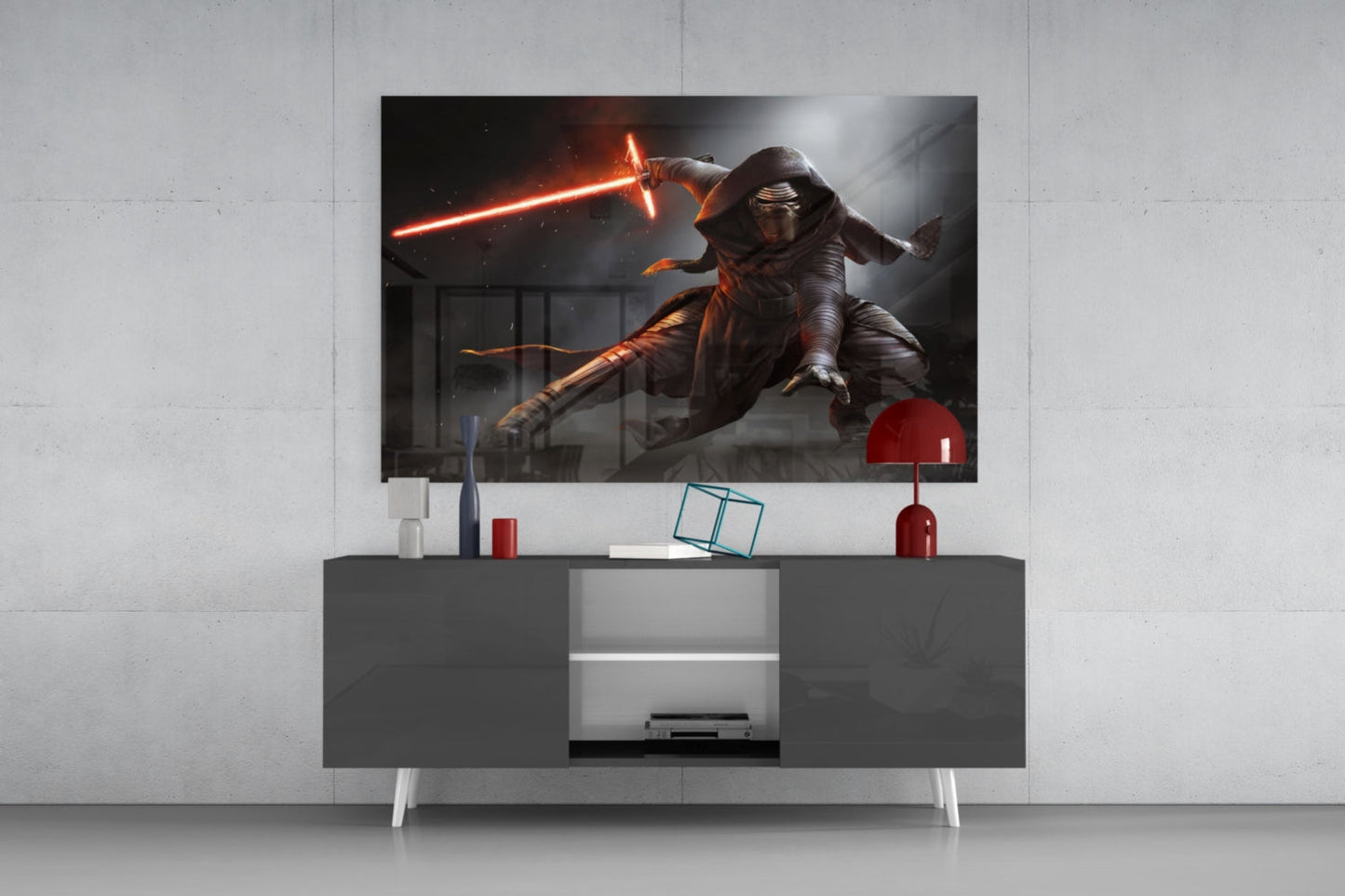 Kylo Ren Glass Wall Art