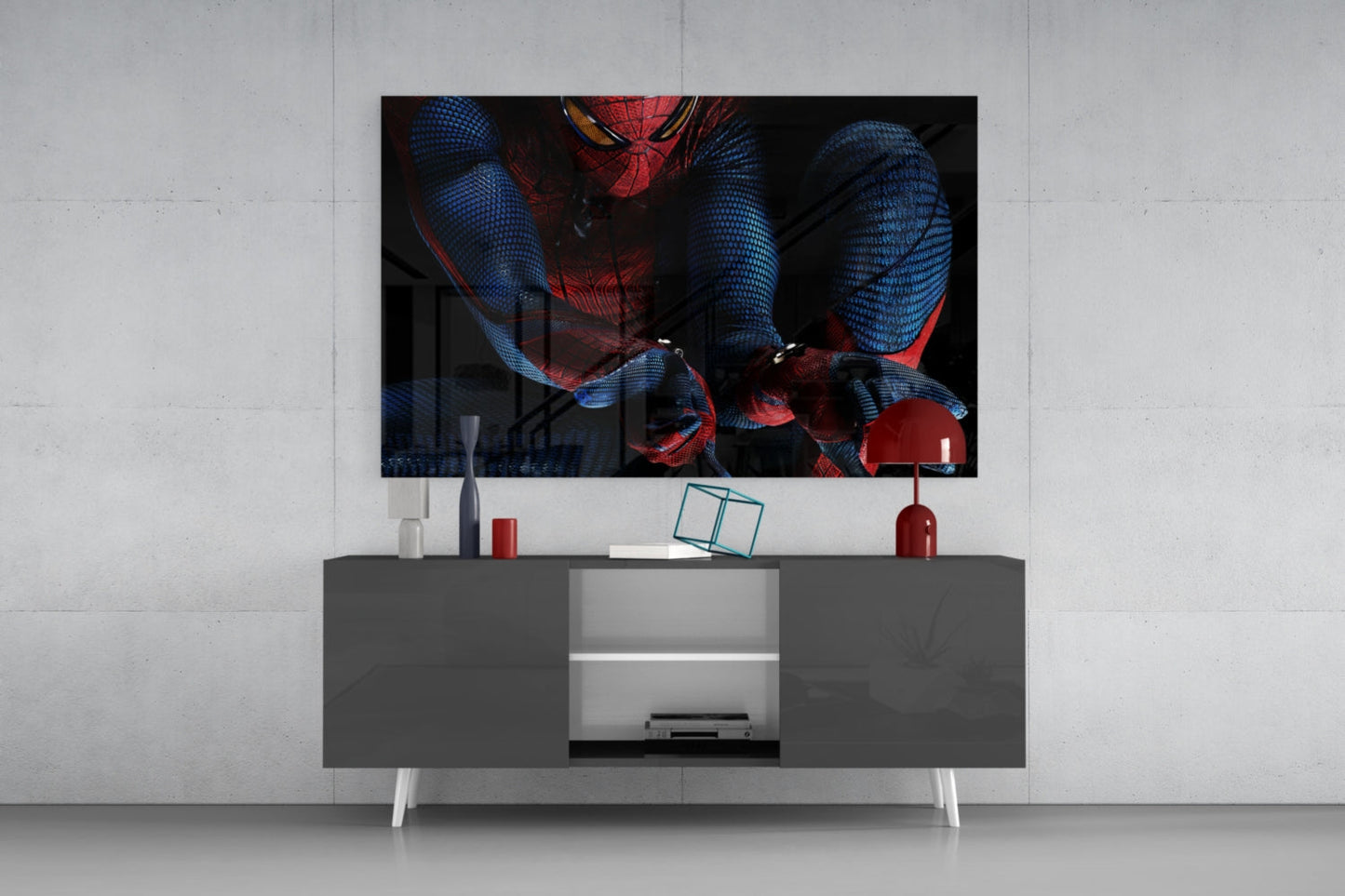 Spider Glass Wall Art
