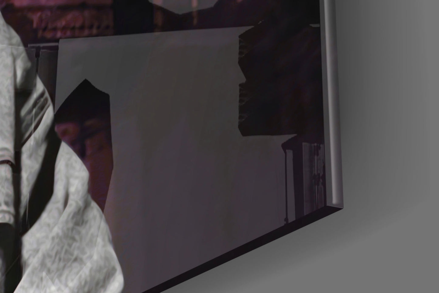 Tupac Shakur Glass Wall Art