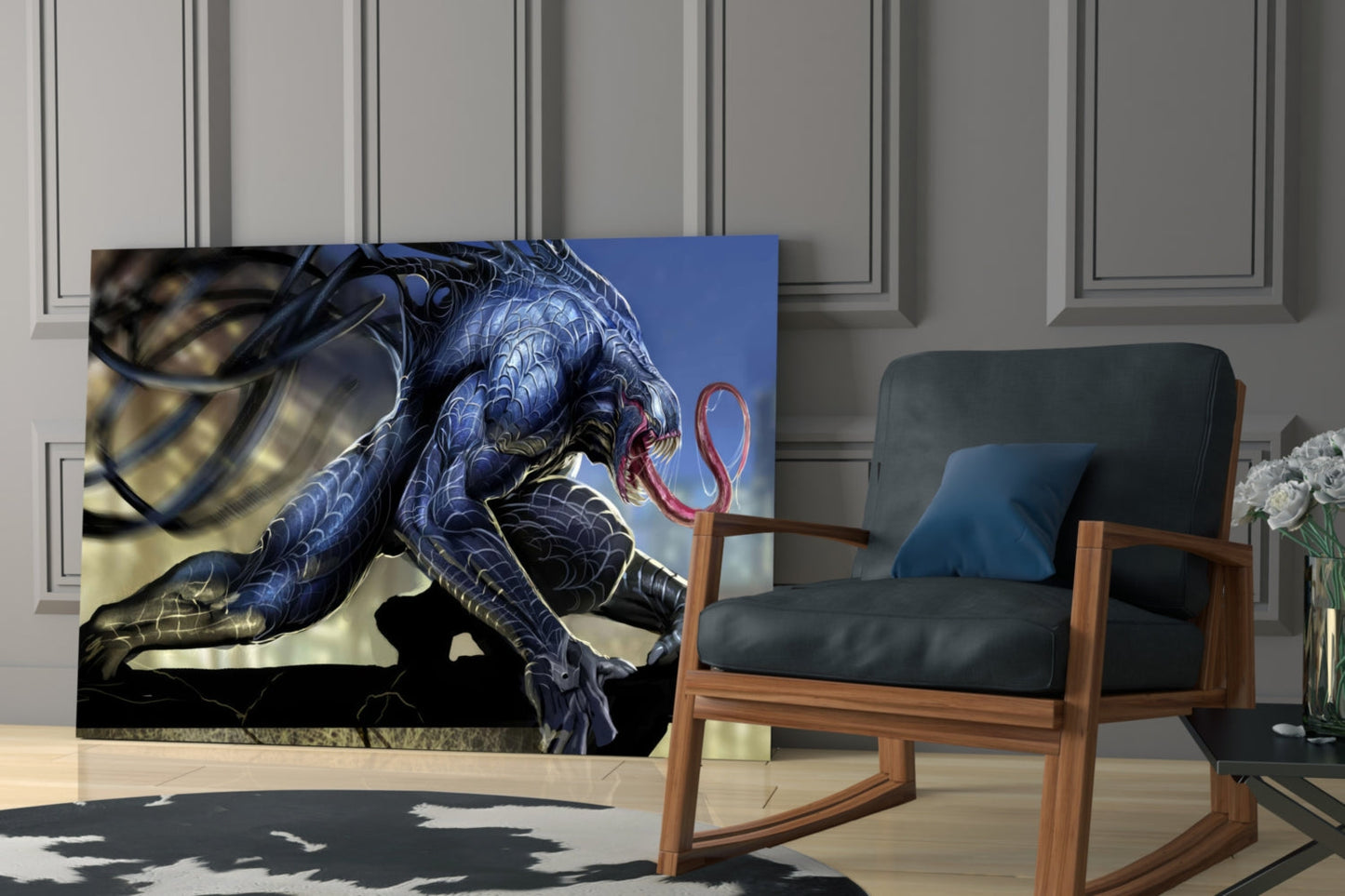 Venom Glass Wall Art