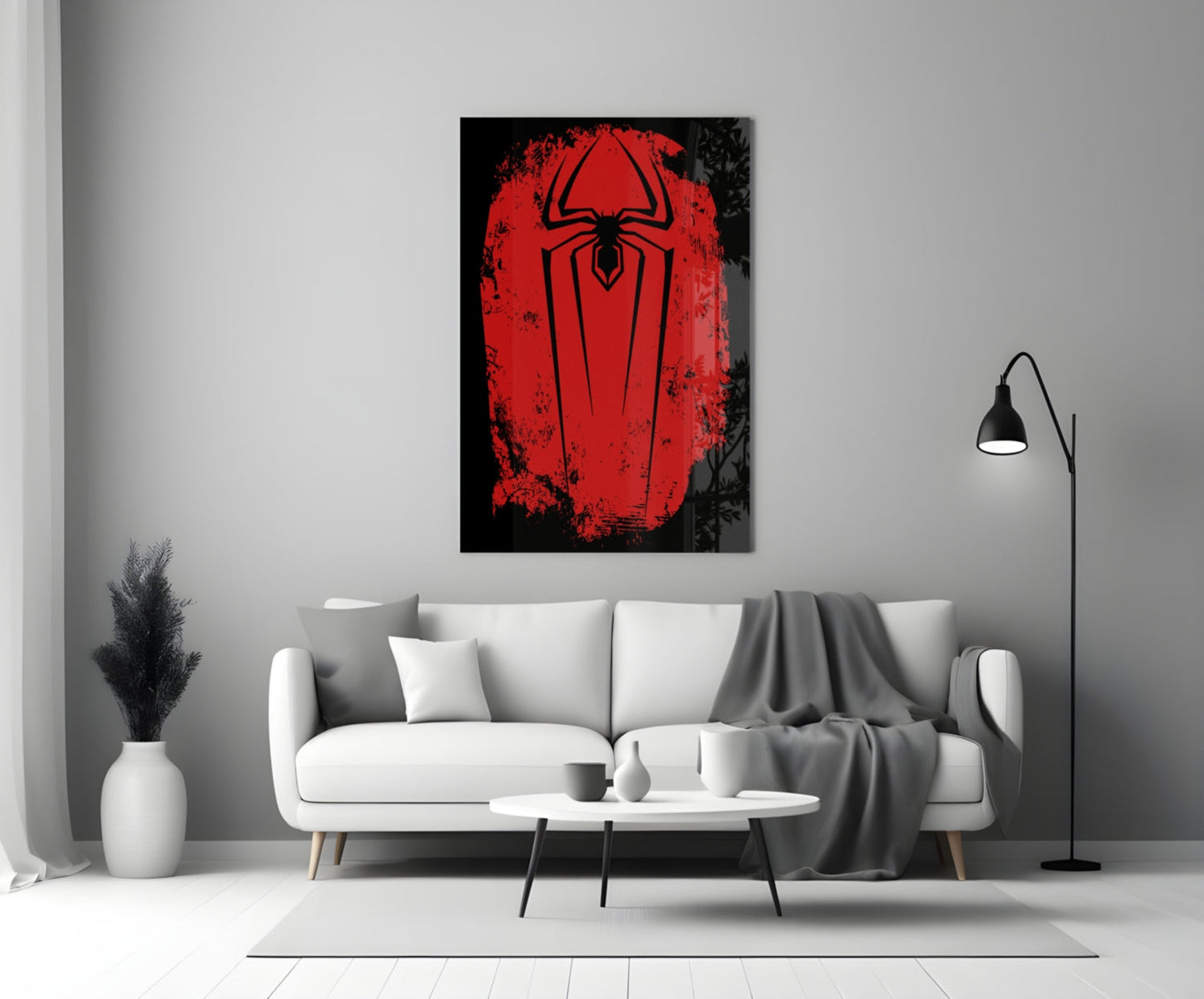 Spider Glass Wall Art