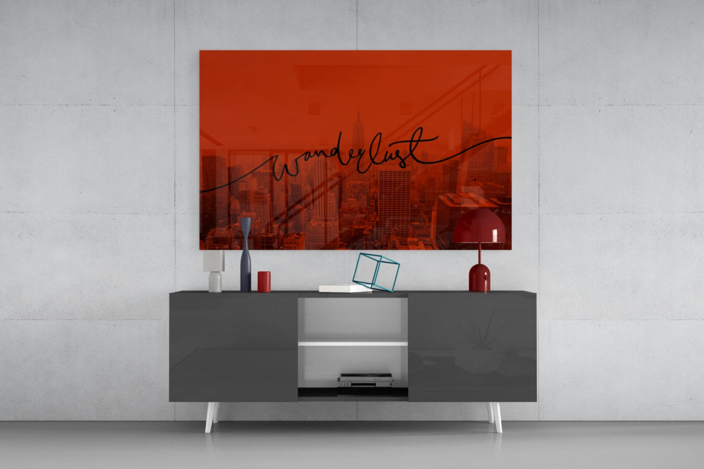 Wanderlust Glass Wall Art