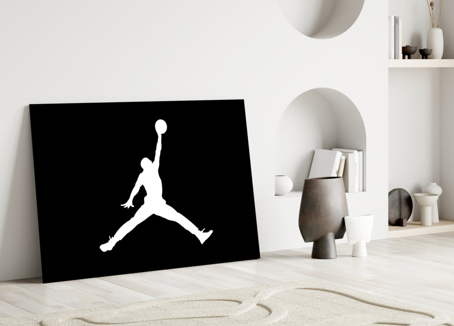 Air Jordan Glass Wall Art