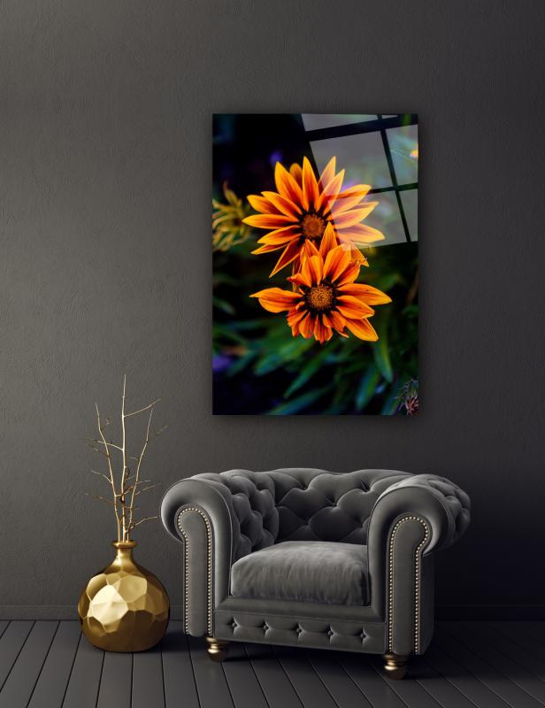 Flower Glas Wall Art