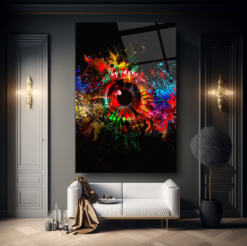 Abstract Eye Glass Wall Art
