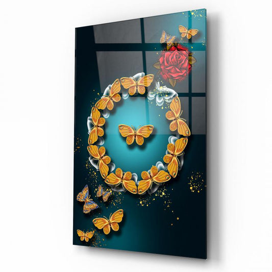Butterfly Glass Wall Art