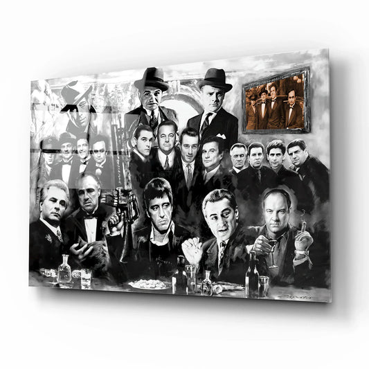 Al Pacino Glass Wall Art - LUXARTDECO