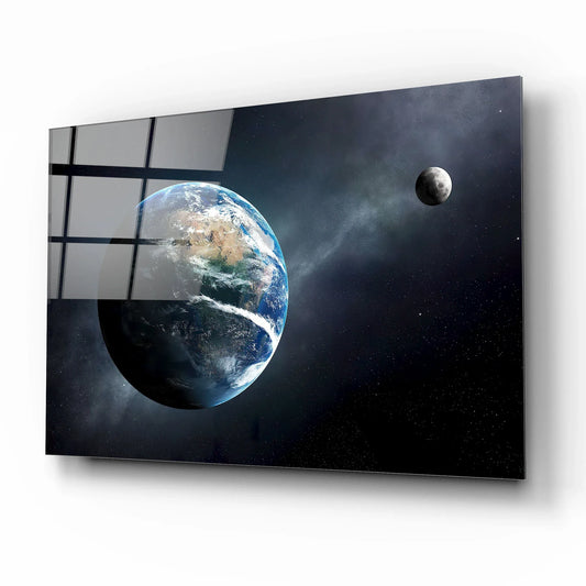 Universe Glass Wall Art - LUXARTDECO