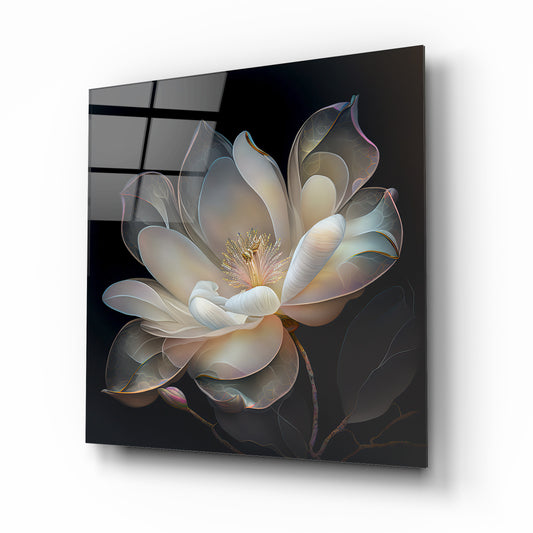 Magnolia Glass Wall Art