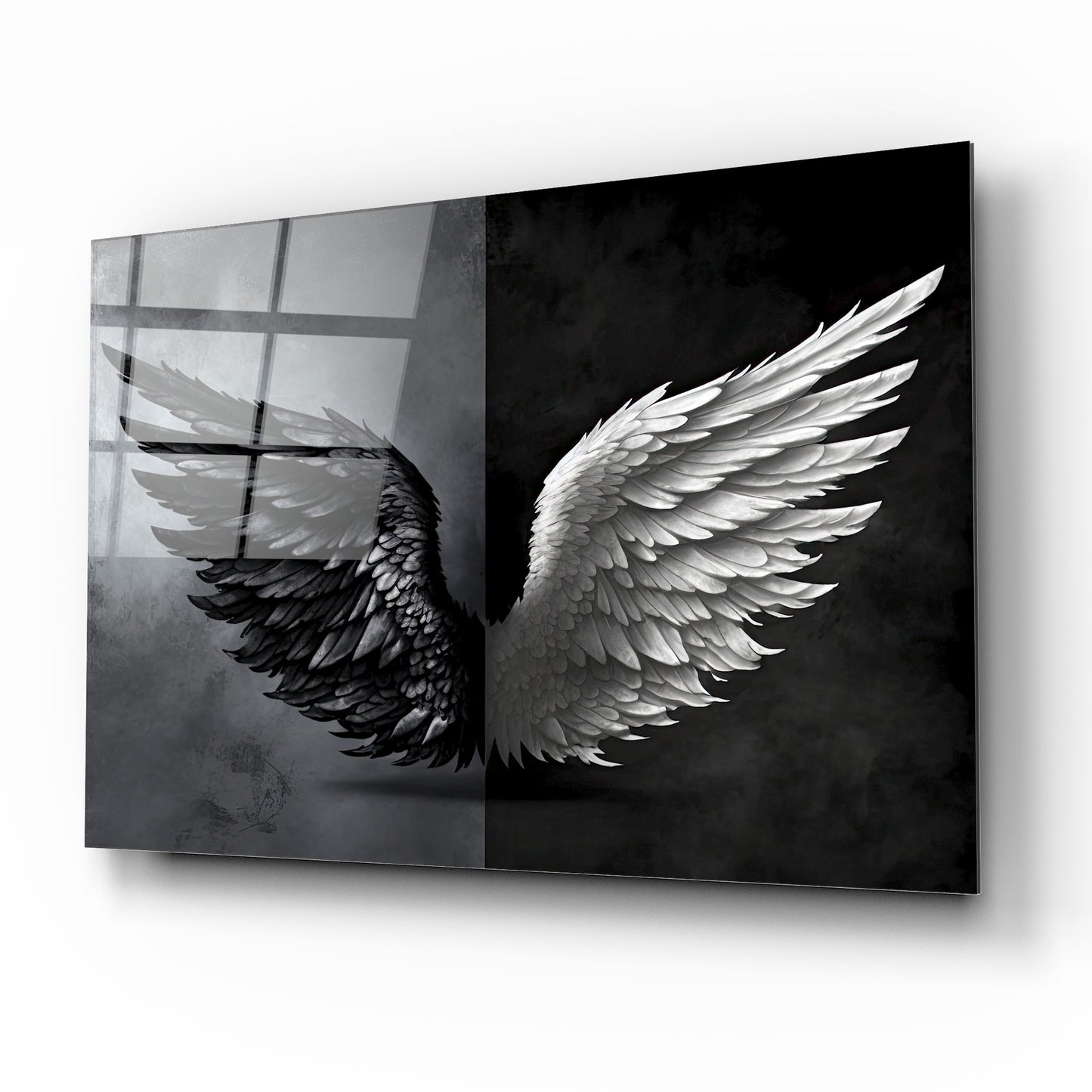 Décoration murale en verre Wings