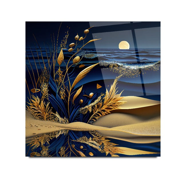 Art mural en verre nature