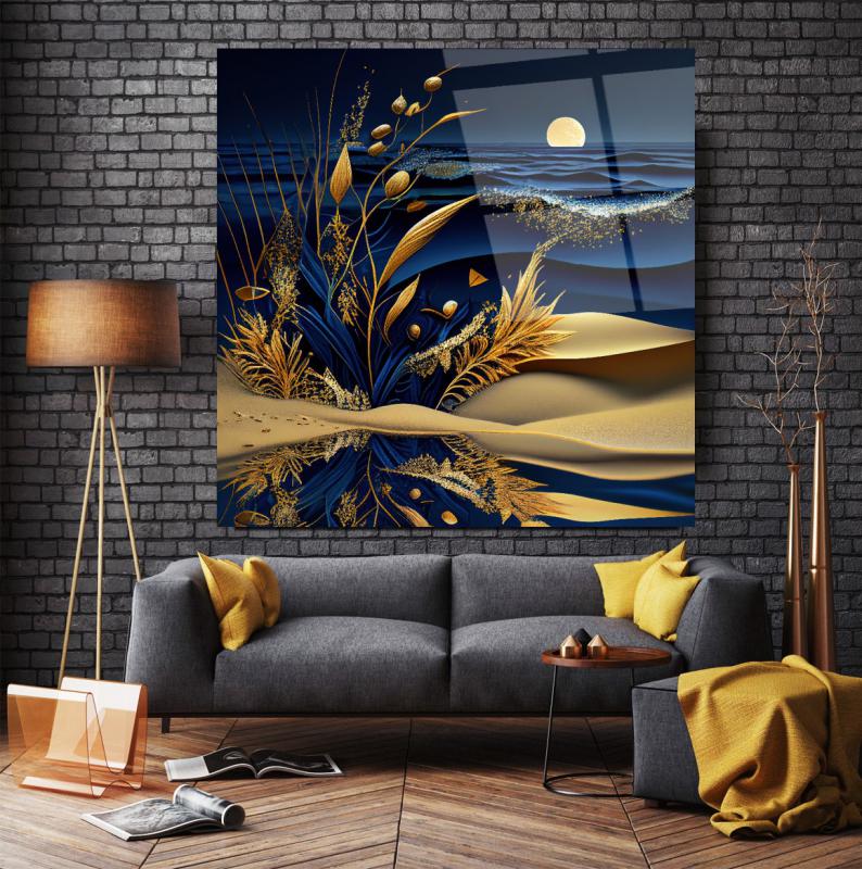 Art mural en verre nature