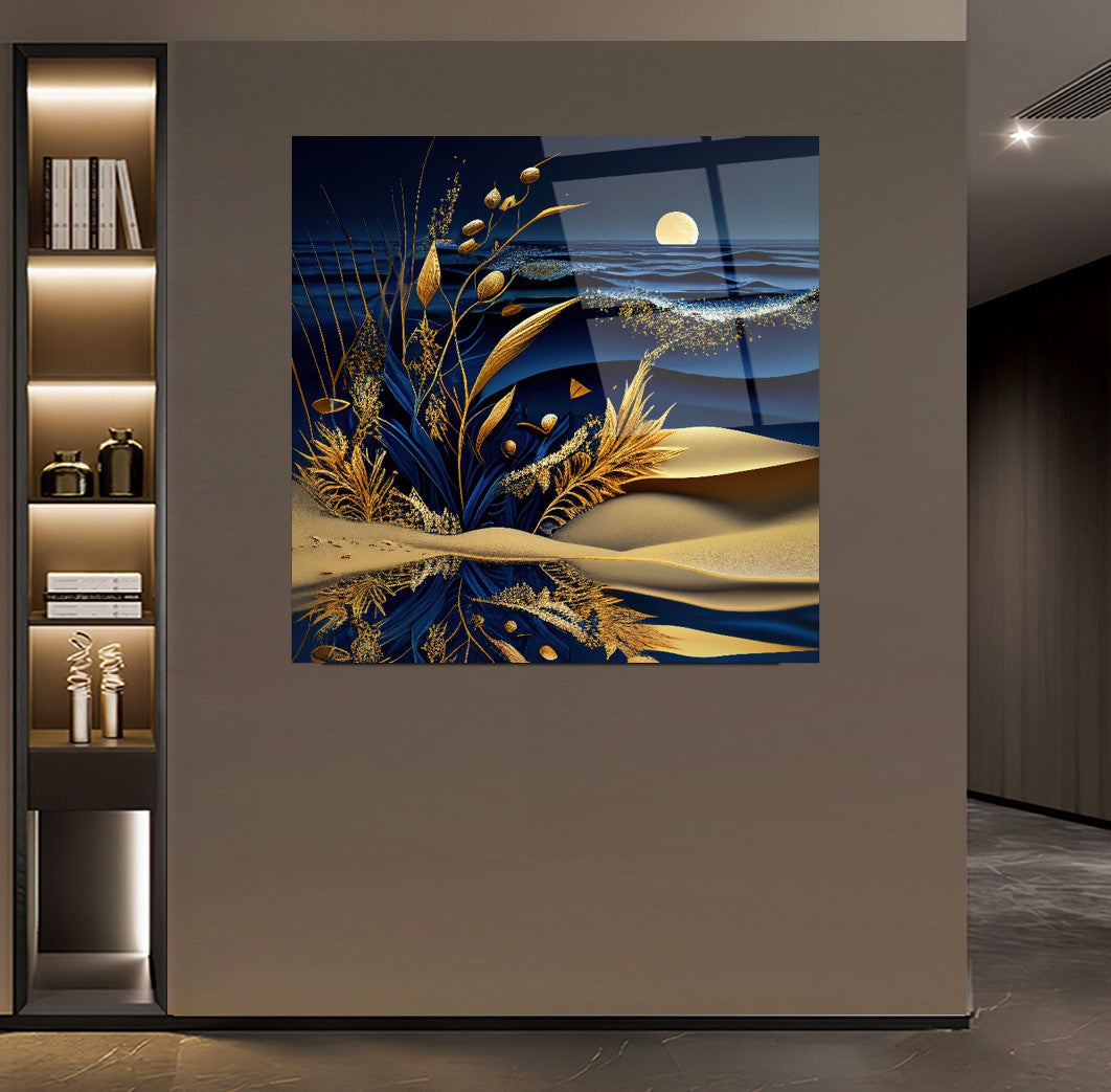 Art mural en verre nature