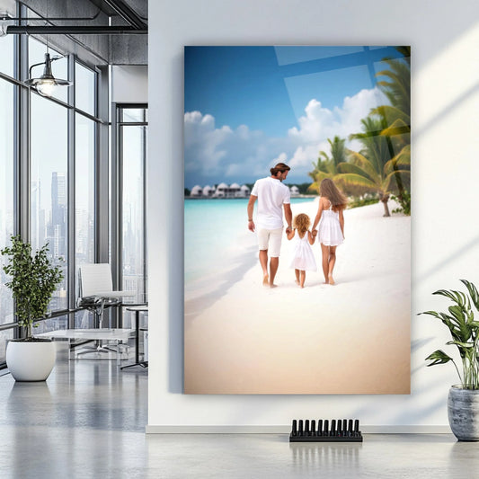 Rectangular Custom Print on Glass - LUXARTDECO