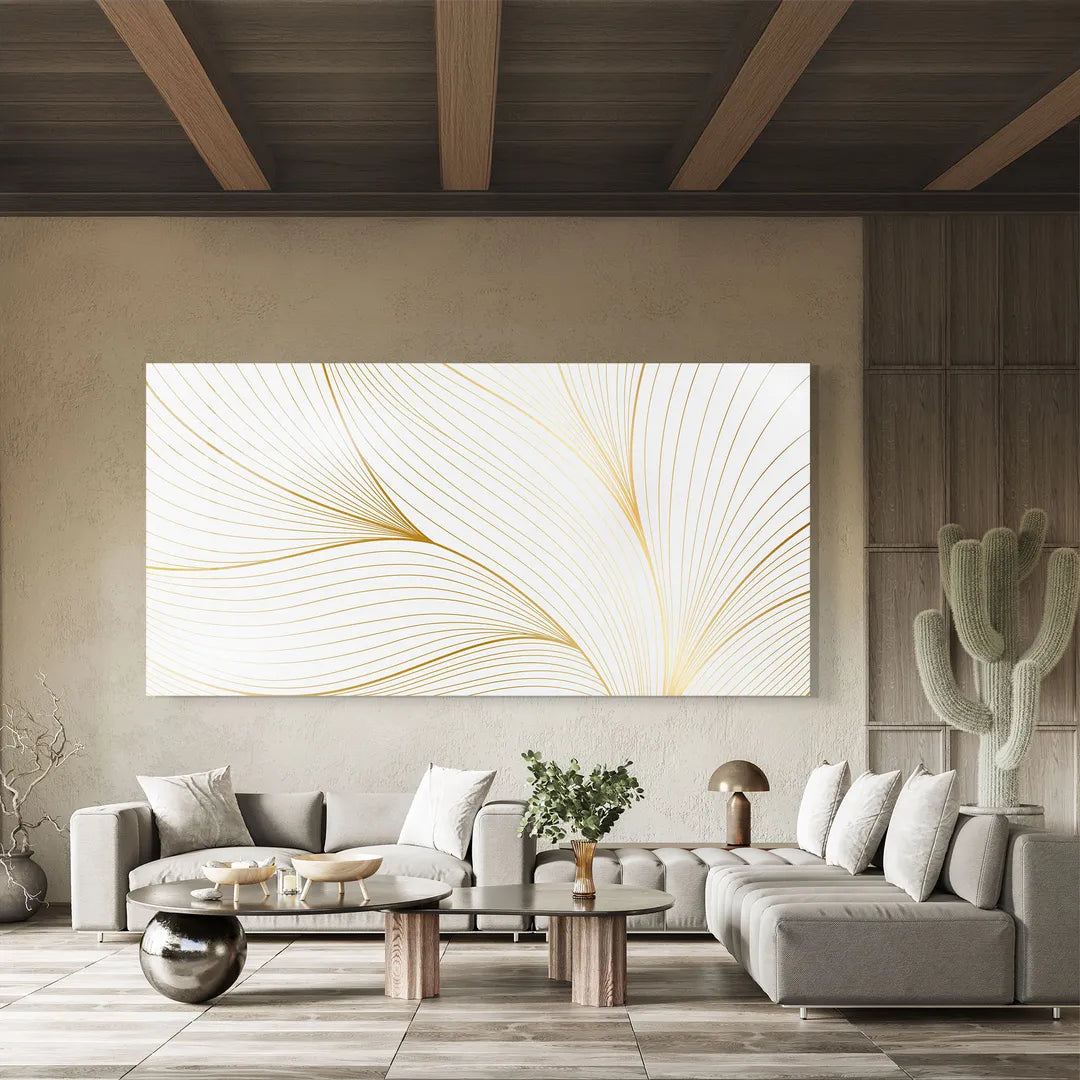 Pure White Glass Wall Art