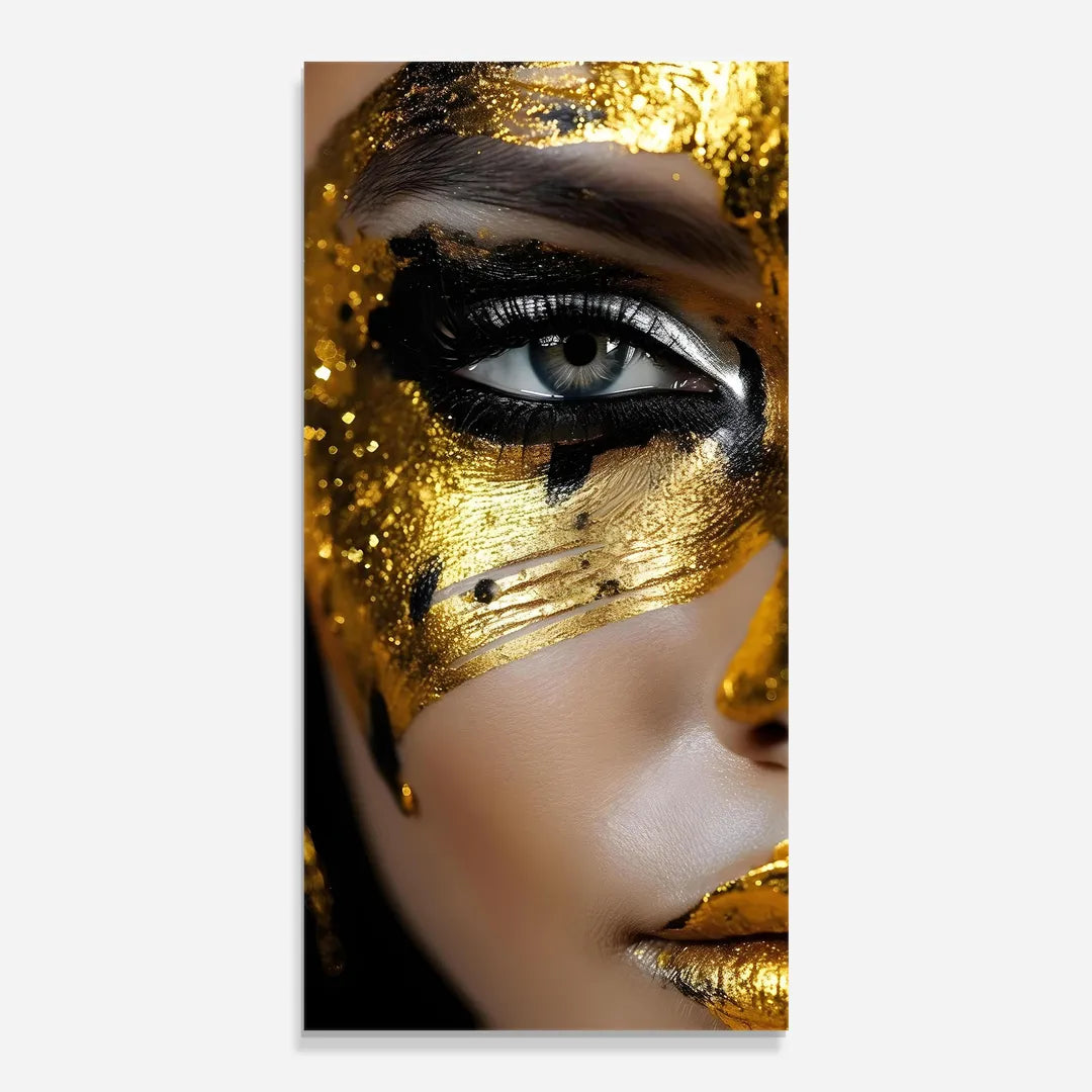Eyeliner Glass Wall Art