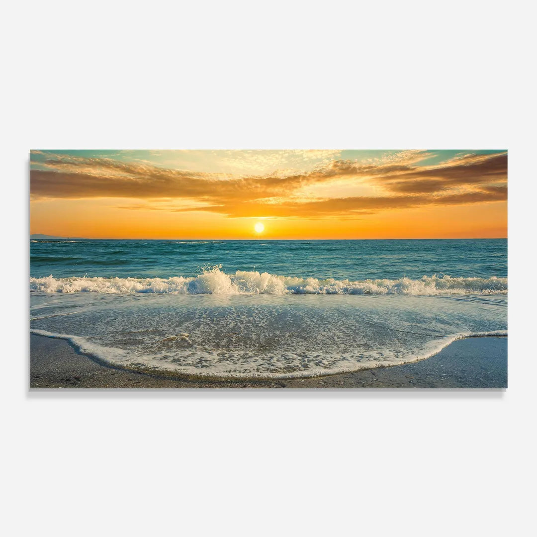 Sunset Glass Wall Art