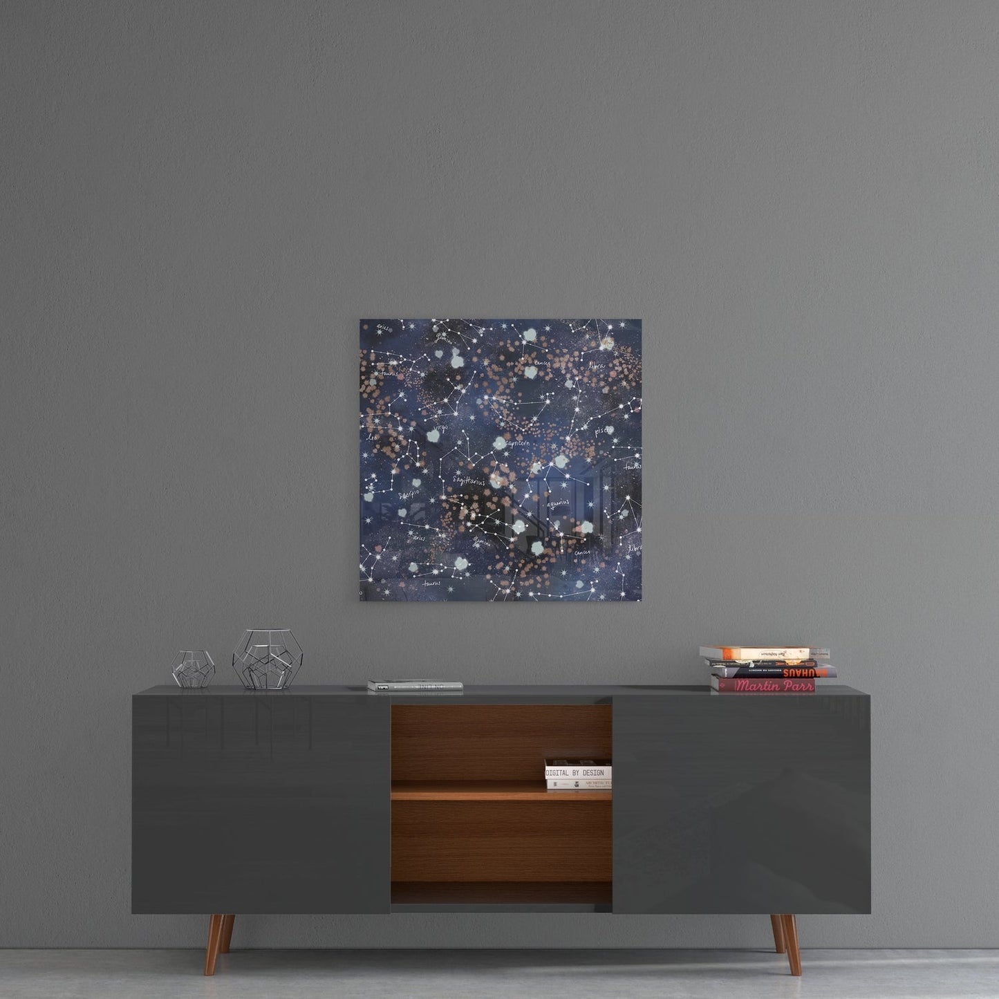 Horoscopes Glass Wall Art