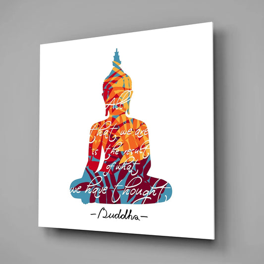 Buddha Glass Wall Art - LUXARTDECO