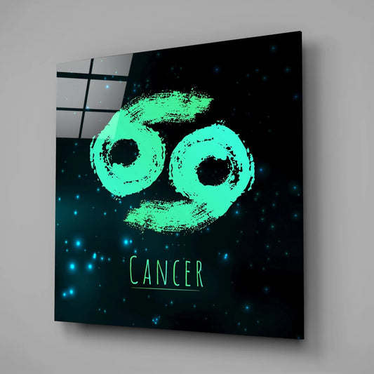 Horoscopes - Cancer Glass Wall Art - LUXARTDECO