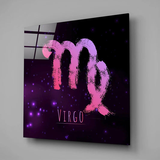Horoscopes - Virgo Glass Wall Art - LUXARTDECO