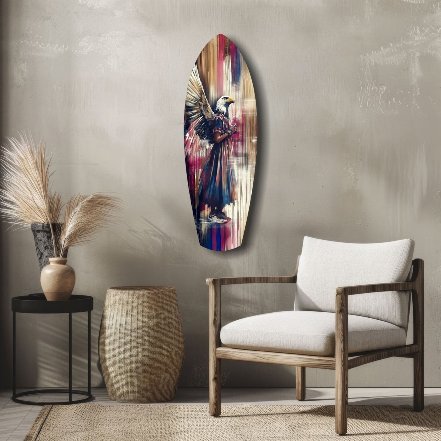 American Eagle Glass Wall Art