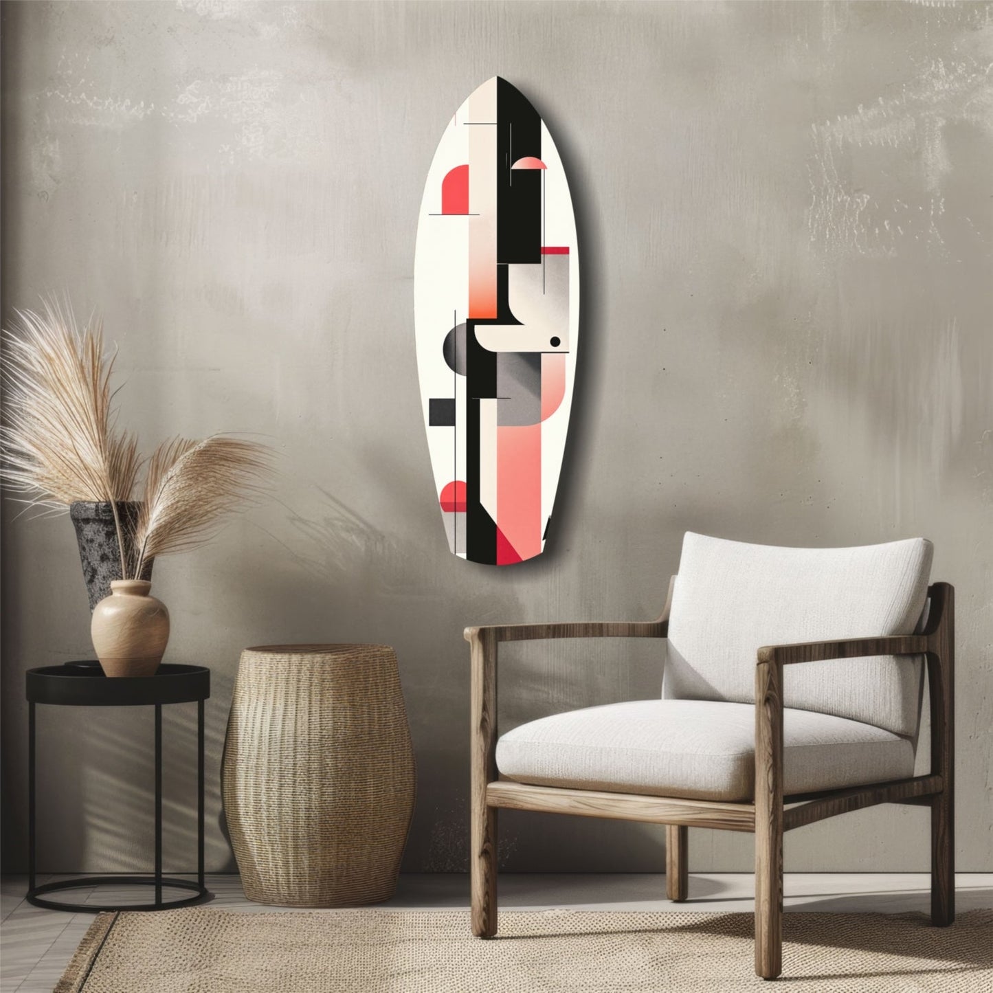 Modern Wave Harmony Glass Wall Art