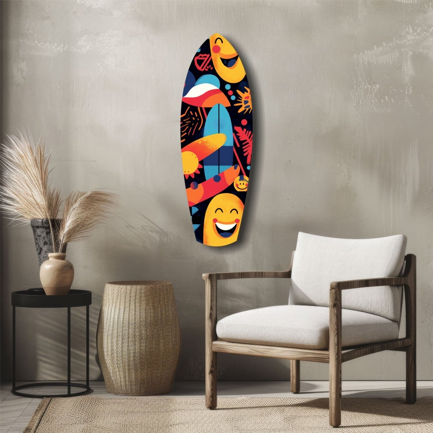 Summer Vibe Glass Wall Art