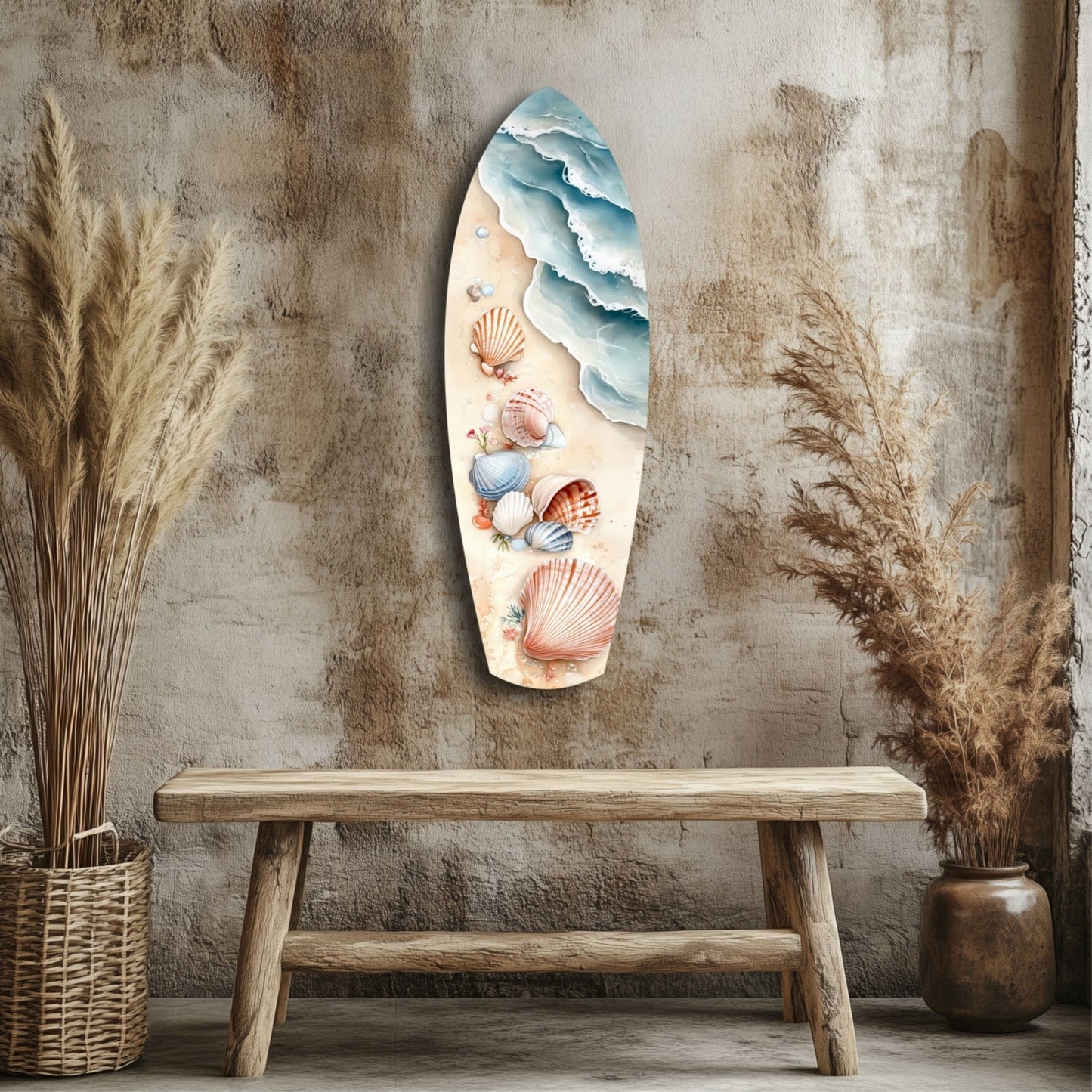 Shoreline Treasures Glass Wall Art