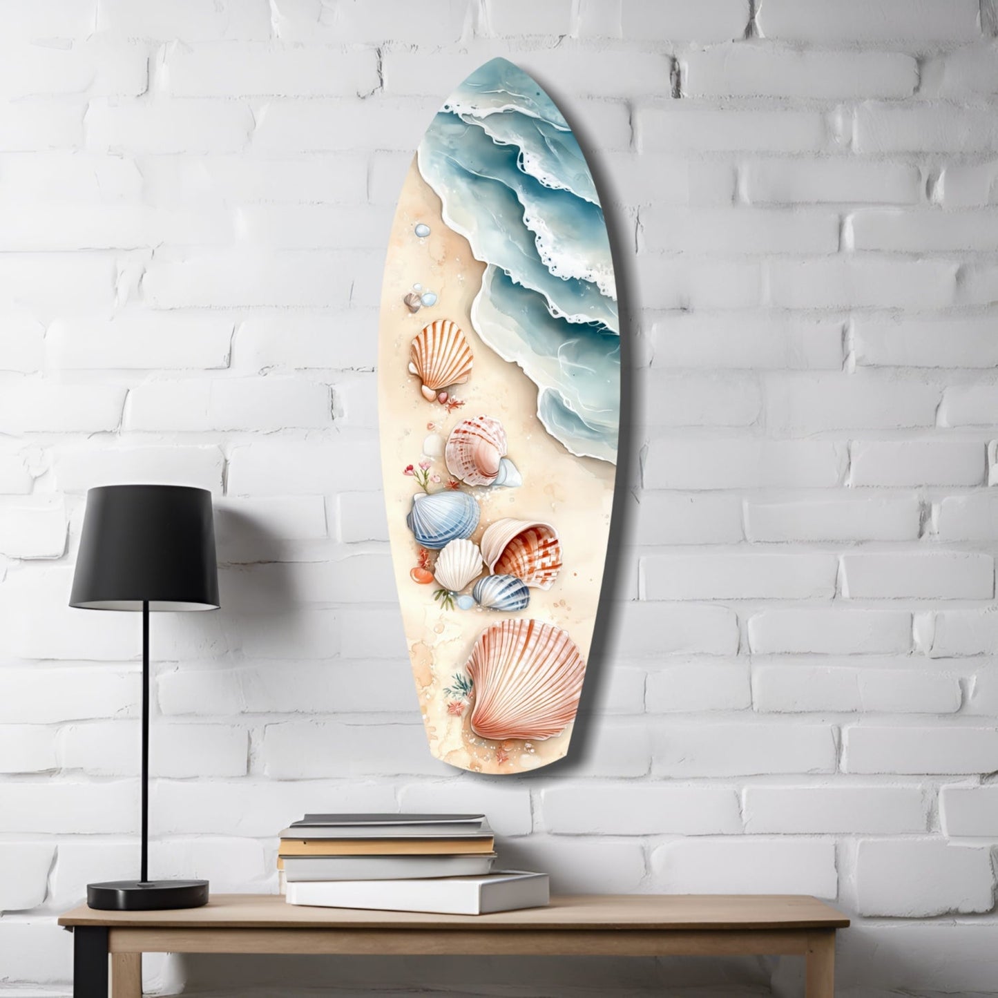 Shoreline Treasures Glass Wall Art