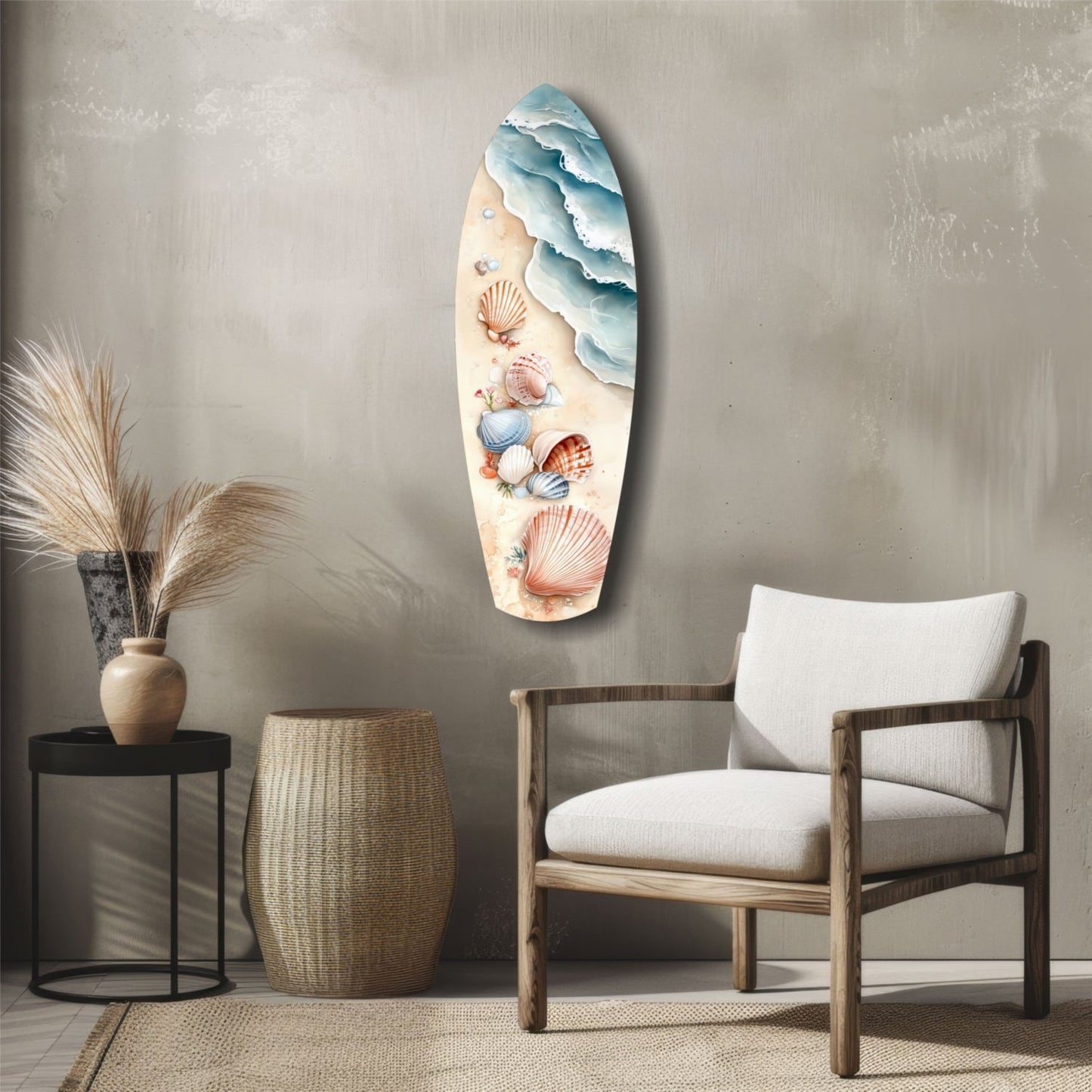 Shoreline Treasures Glass Wall Art